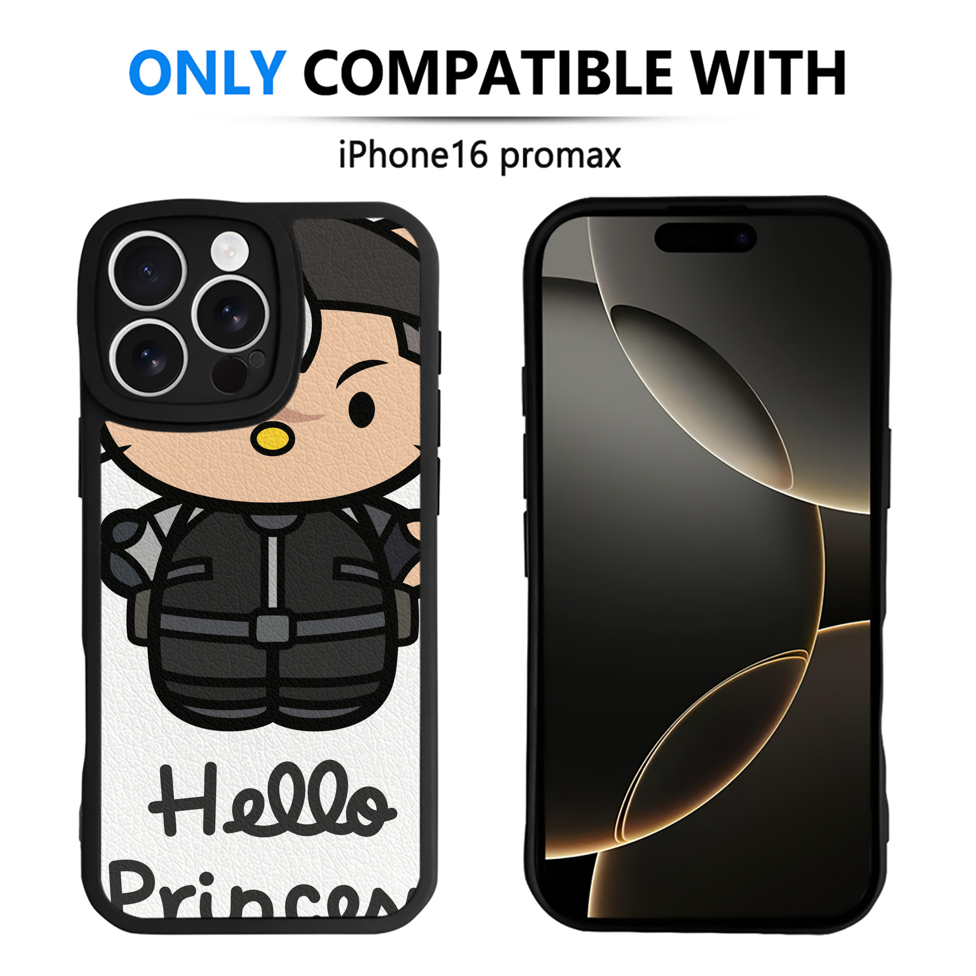 （画像用） Hello Kitty ハローキティ 【iPhone 16シリーズ対応】シリコンスマホケース（レザー調） 材質：シリコン